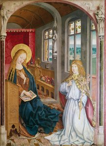 The Annunciation by Master of Liesborn